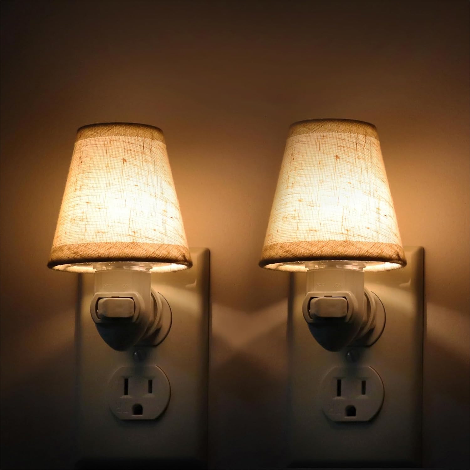 Baby Nursery Light Shade - Vintage Plug in Night Light with