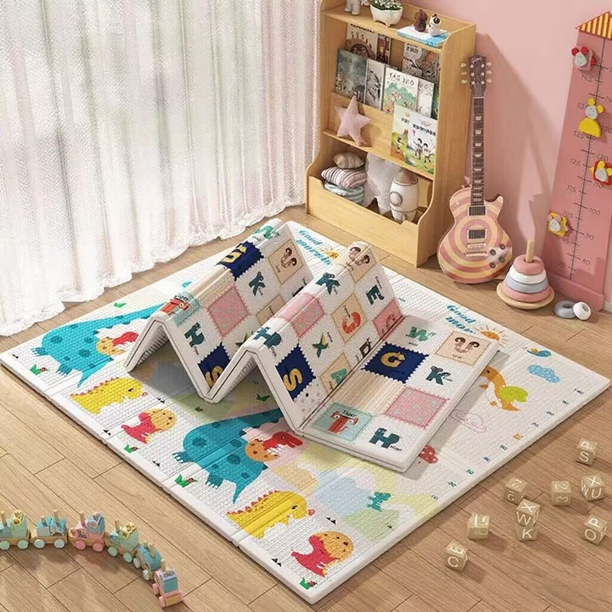 Baby Nursery Games - Non-Toxic Foldable Baby Play Mat Educational