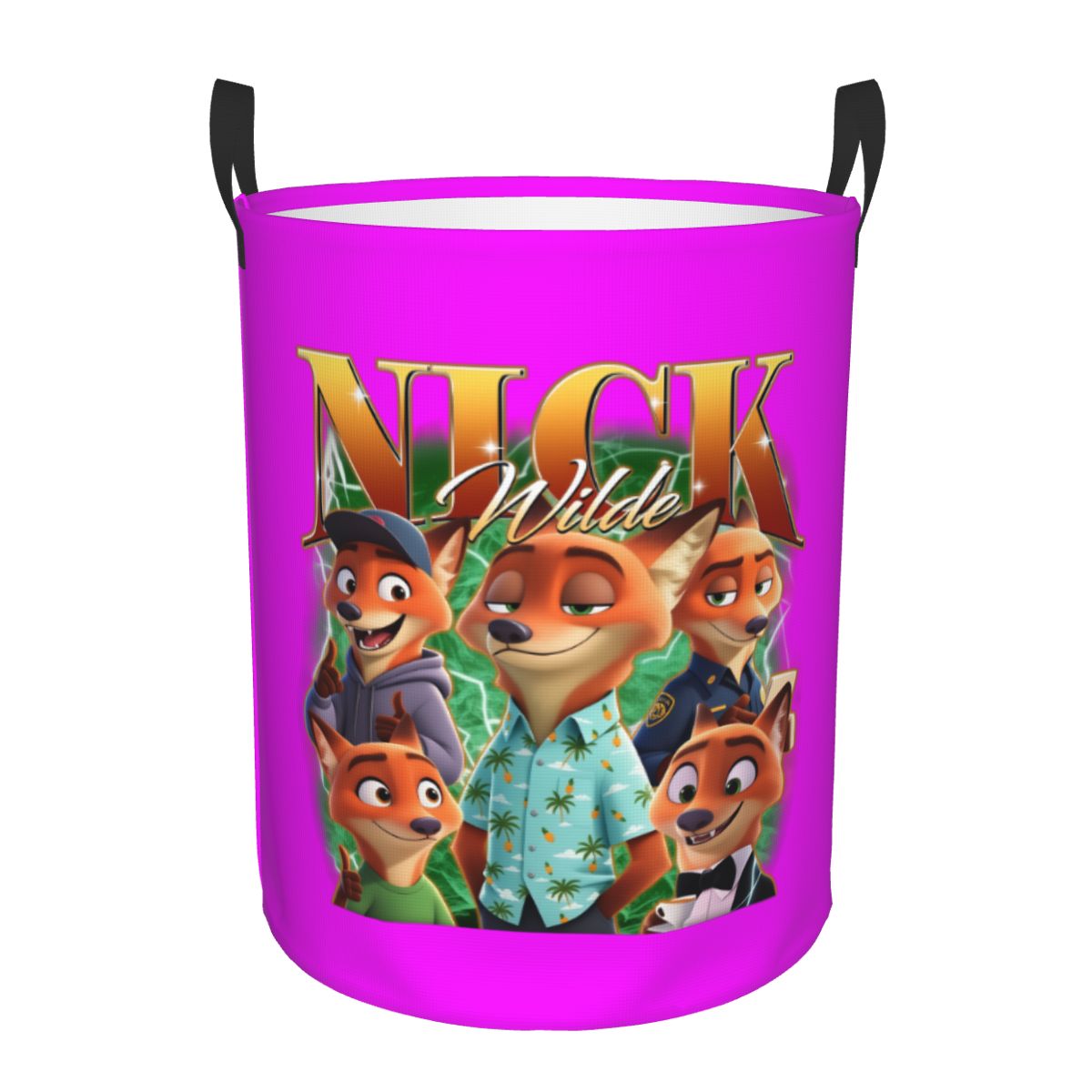 Baby Nursery Laundry Hamper - Anime Zootopia Nick Wilde Laundry Basket