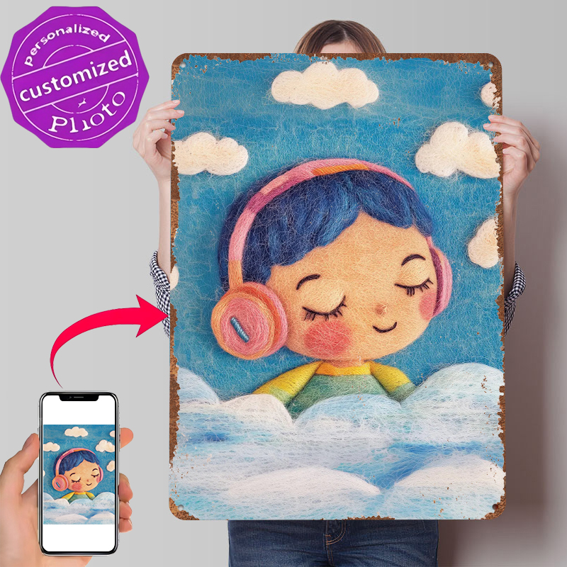 Baby Nursery Vintage - Baby Music Nursery Illustration Poster Vintage