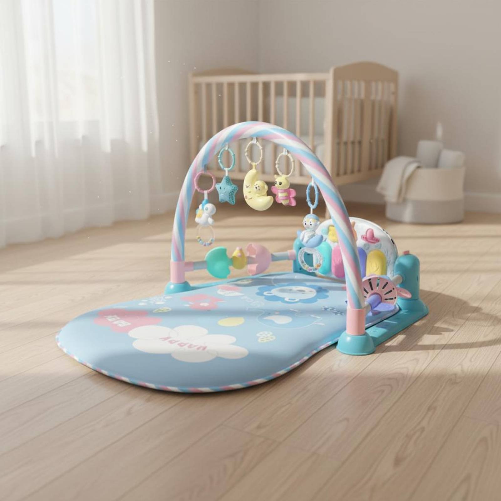 Baby Playpen with Piano Music  – Baby Nursery Bed recenzja i cena