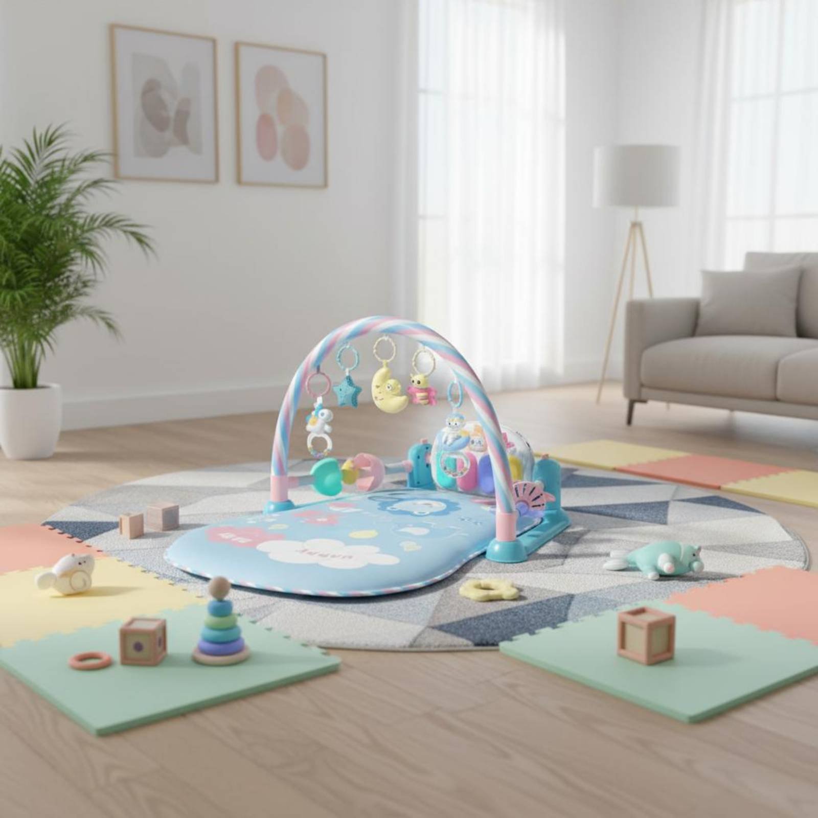 Baby Playpen with Piano Music  – Baby Nursery Bed recenzja i cena