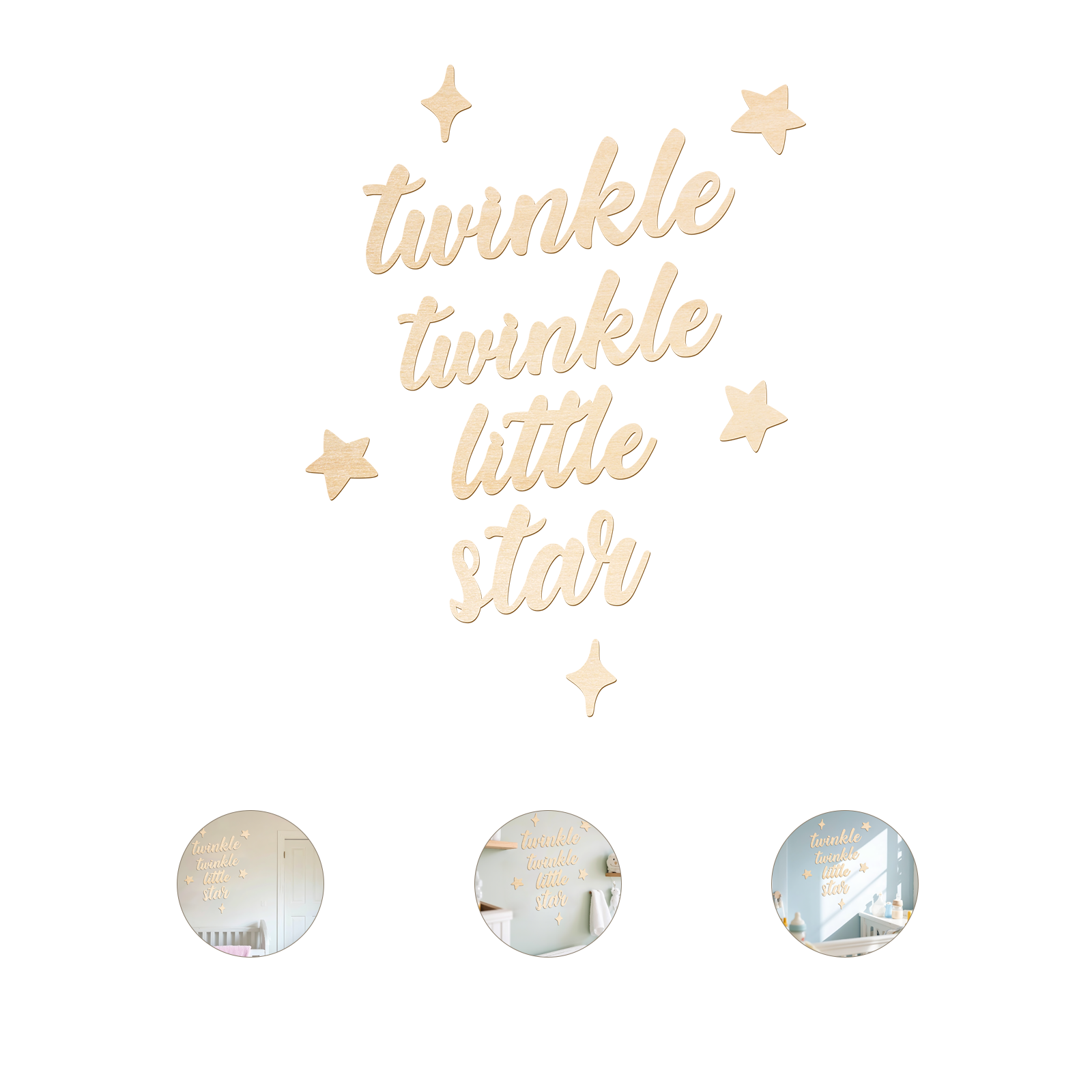 Twinkle Twinkle Little Star Wo – Baby Nursery Wall recenzja i cena