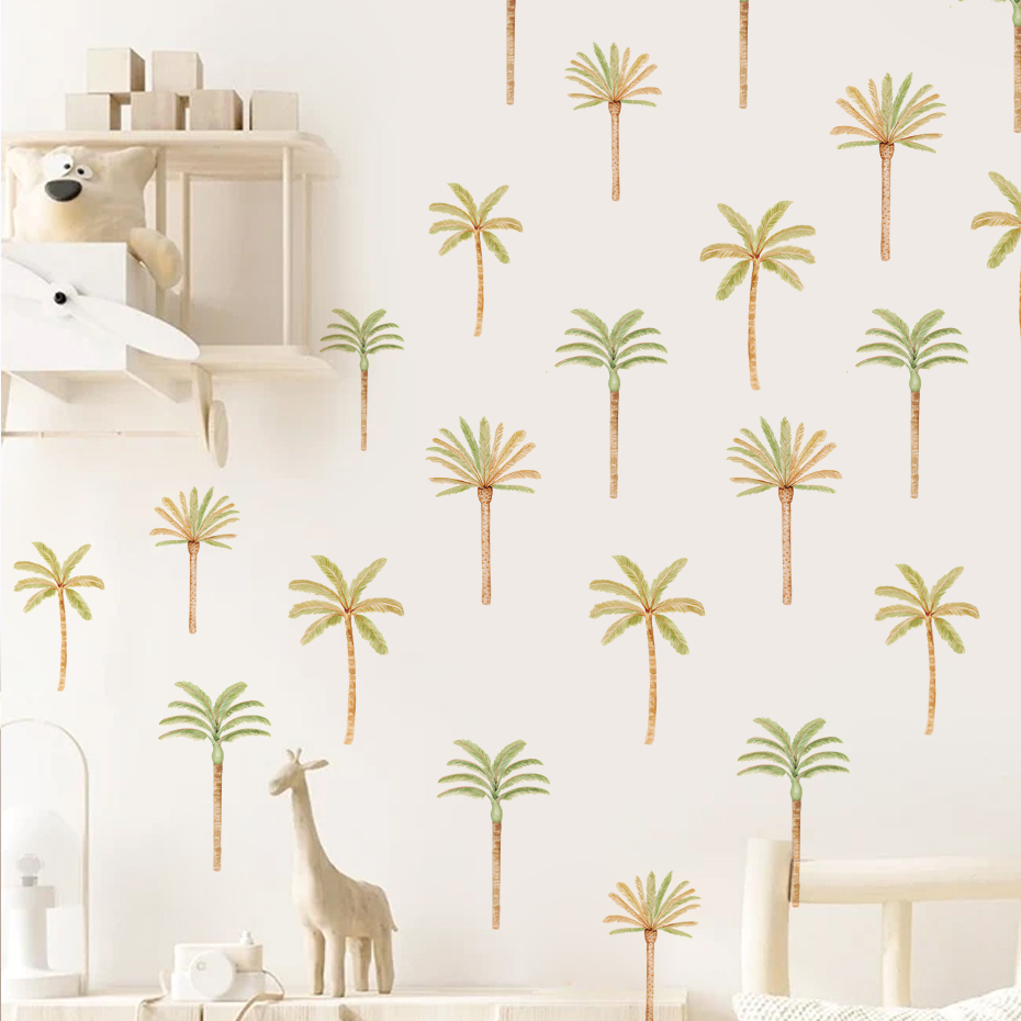 Boho Coconut Palm Tree Wall St – Baby Nursery Girl Room recenzja i cena