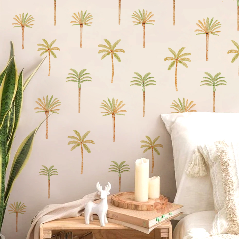 Boho Coconut Palm Tree Wall St – Baby Nursery Girl Room recenzja i cena