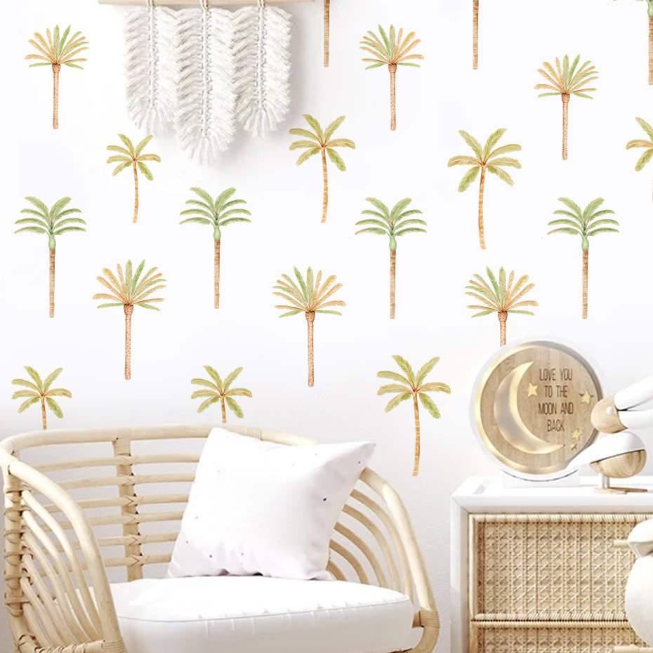 Boho Coconut Palm Tree Wall St – Baby Nursery Girl Room recenzja i cena