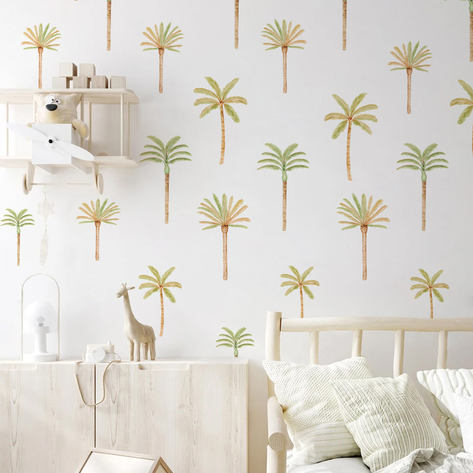 Boho Coconut Palm Tree Wall St – Baby Nursery Girl Room recenzja i cena