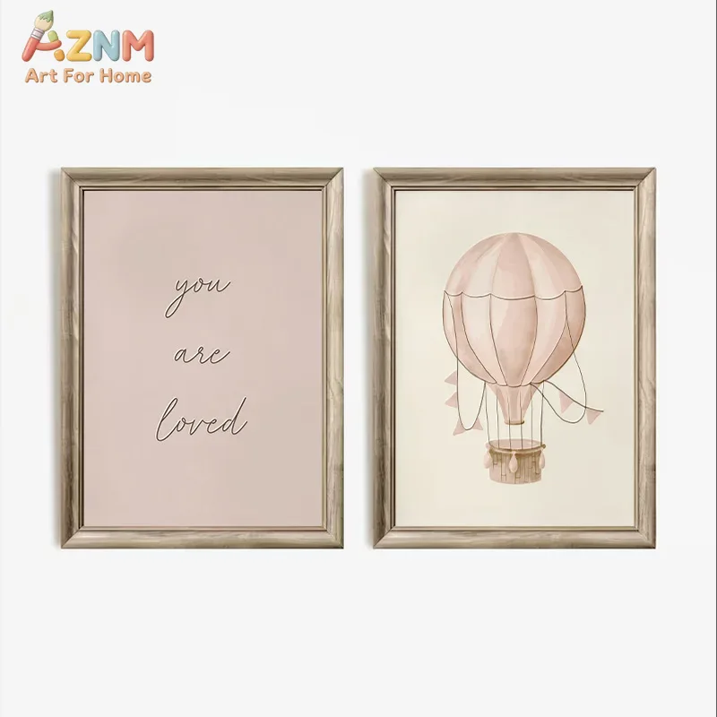AZNM Boho Bunny Hot Air Balloo – Baby Nursery Vintage recenzja i cena