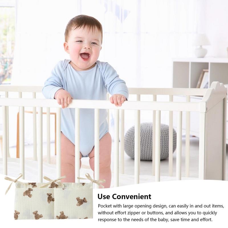 Baby Crib Organizer Cot Caddy  – Baby Nursery Bed recenzja i cena