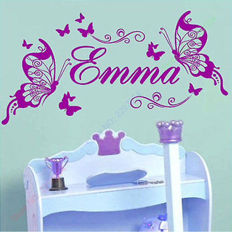 New Butterflies Personalized N – Baby Nursery Girl Room recenzja i cena