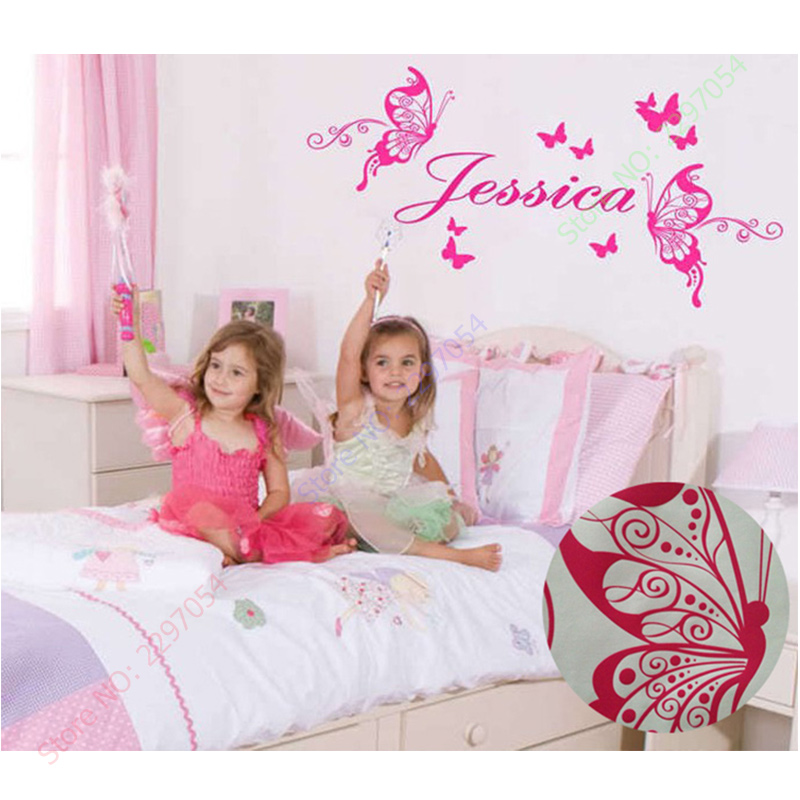 New Butterflies Personalized N – Baby Nursery Girl Room recenzja i cena