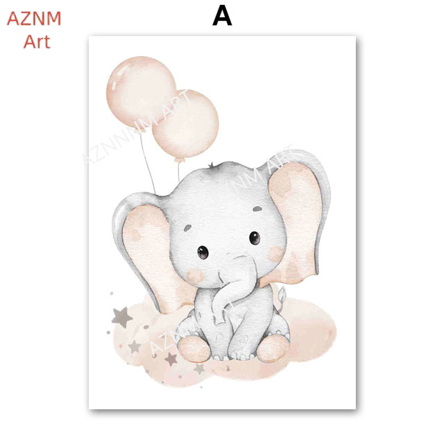 Elephant Balloon Rainbow Moon  – Baby Nursery Home recenzja i cena