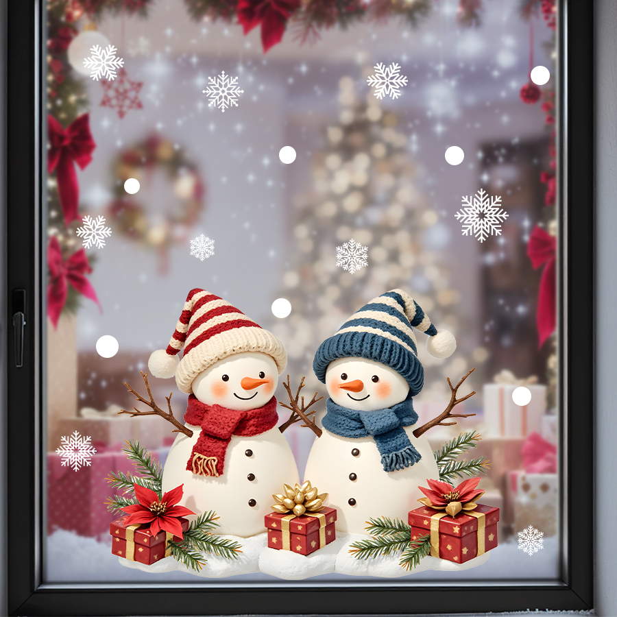 ​Christmas Window Stickers Sno – Wall Decal Nursery recenzja i cena