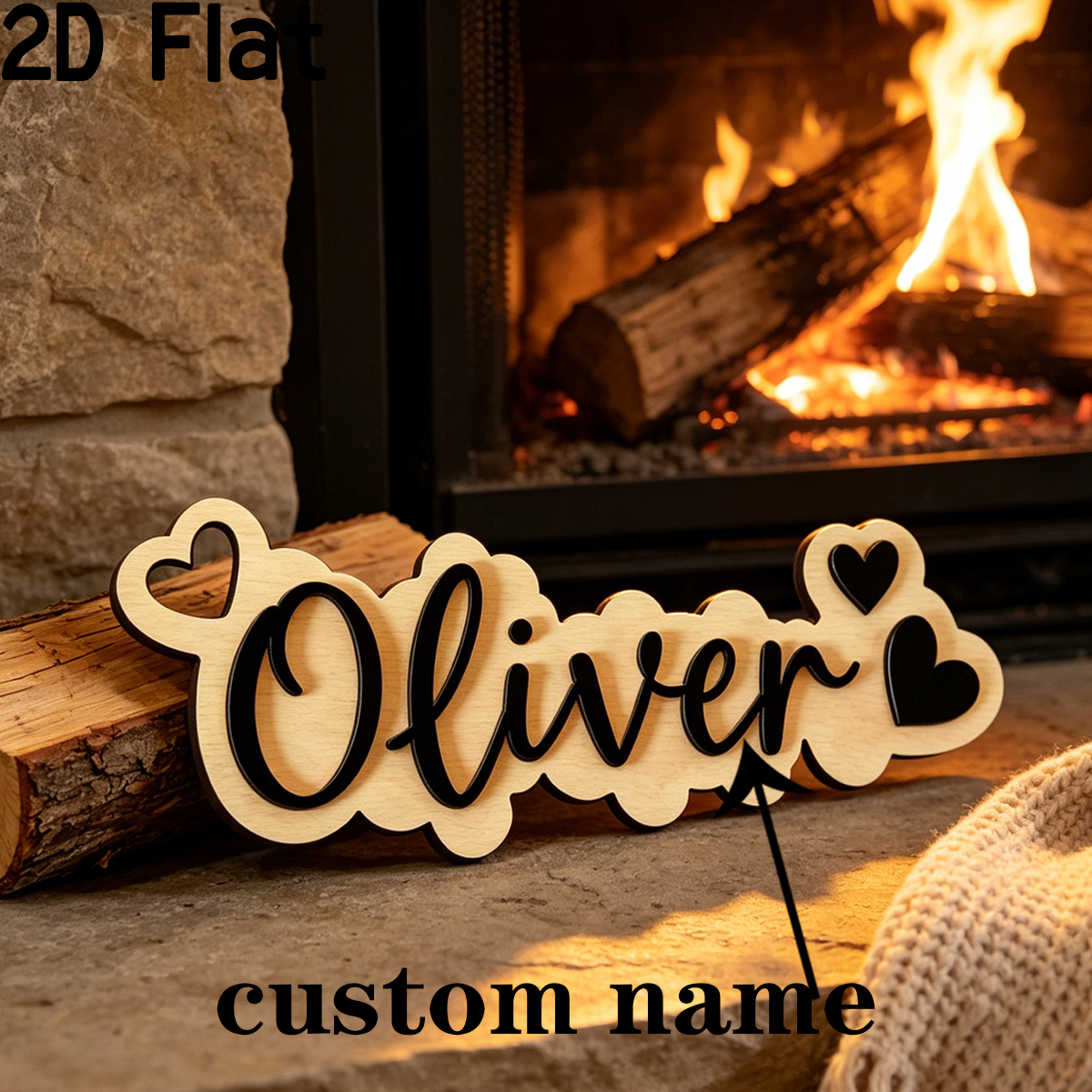 1Pc Custom Love Decor Wooden A – Baby Nursery Wall recenzja i cena
