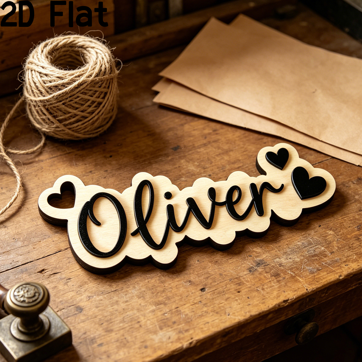 1Pc Custom Love Decor Wooden A – Baby Nursery Wall recenzja i cena