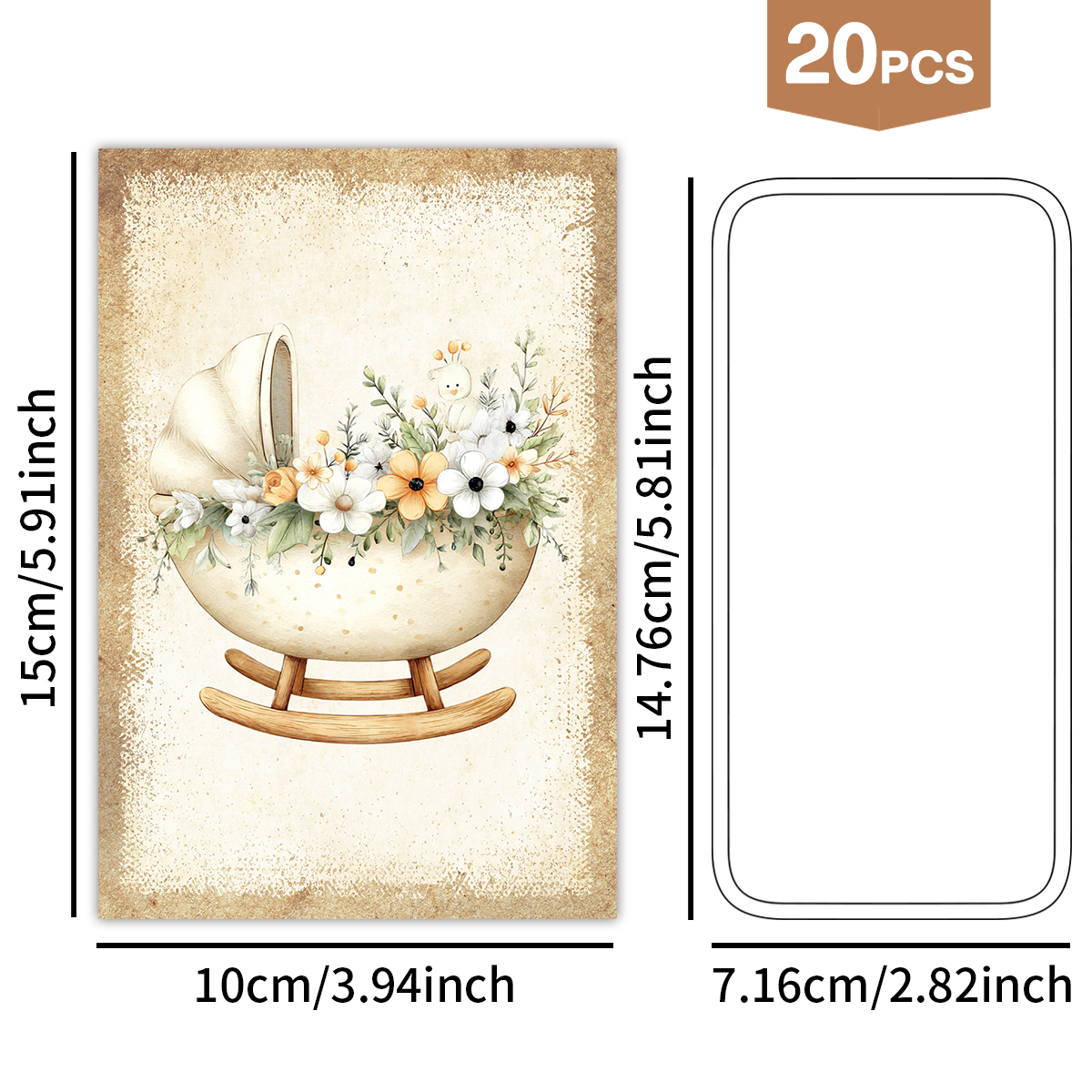 20pcs Vintage Animal-Themed Wa – Baby Nursery Vintage recenzja i cena