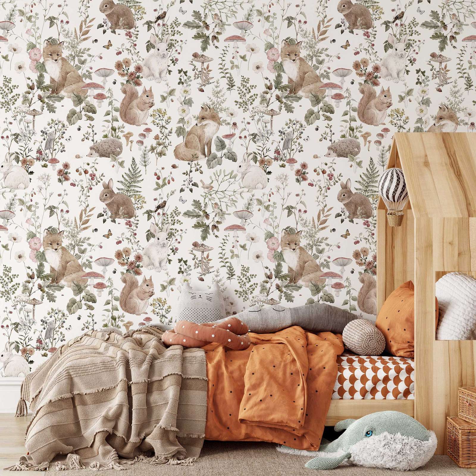 Forest Babies MuraL, Boys Nurs – Baby Nursery Vintage recenzja i cena