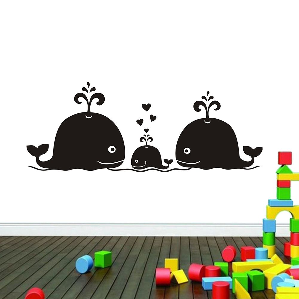 New Cute Whale Hearts Family W – Baby Nursery Vintage recenzja i cena