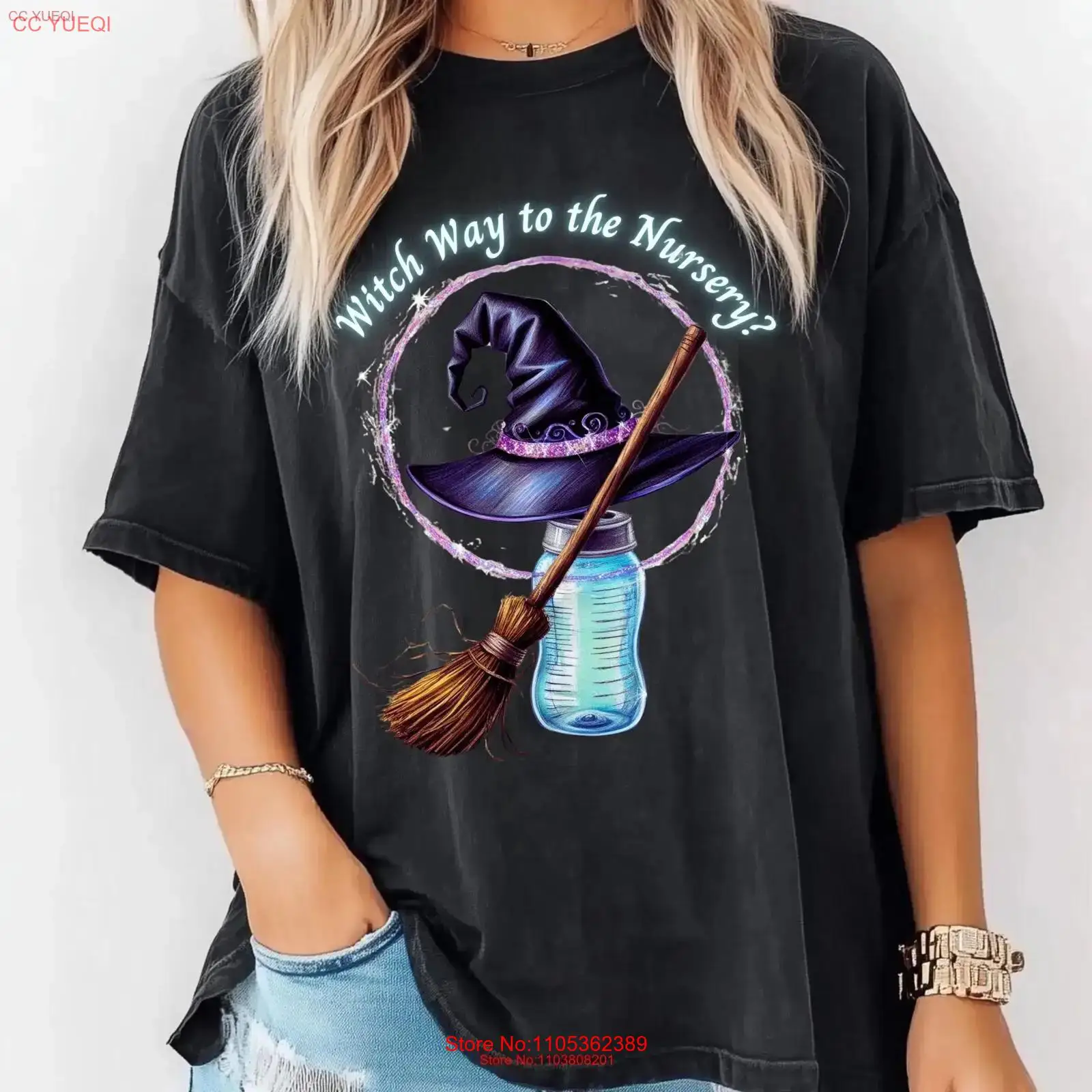 Witch Way To The Nursery T shi – Baby Nursery Vintage recenzja i cena