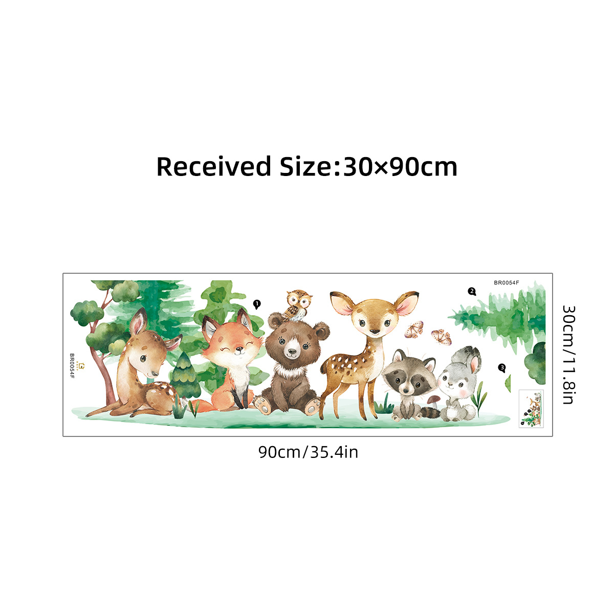 Forest Animals Theme Bear Deer – Baby Nursery Forest Theme recenzja i cena