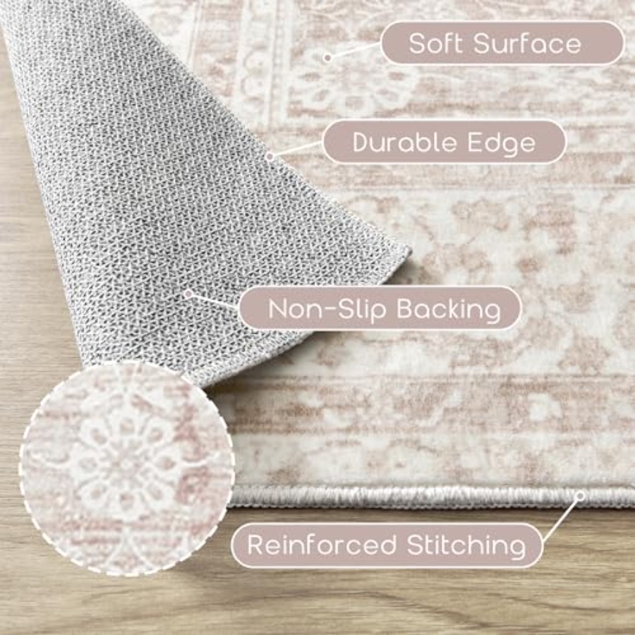 Pink Nursery Rug for Baby Girl – Baby Nursery Neutral recenzja i cena