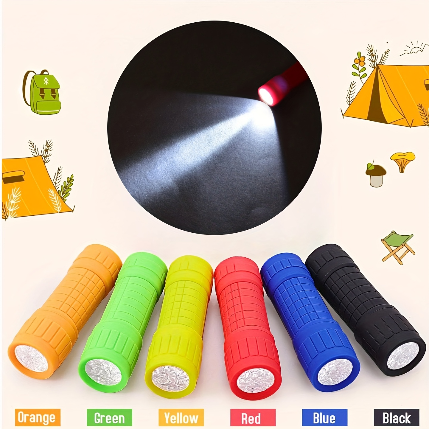 Mini Portable Flashlight Nine  – Baby Nursery Gifts recenzja i cena