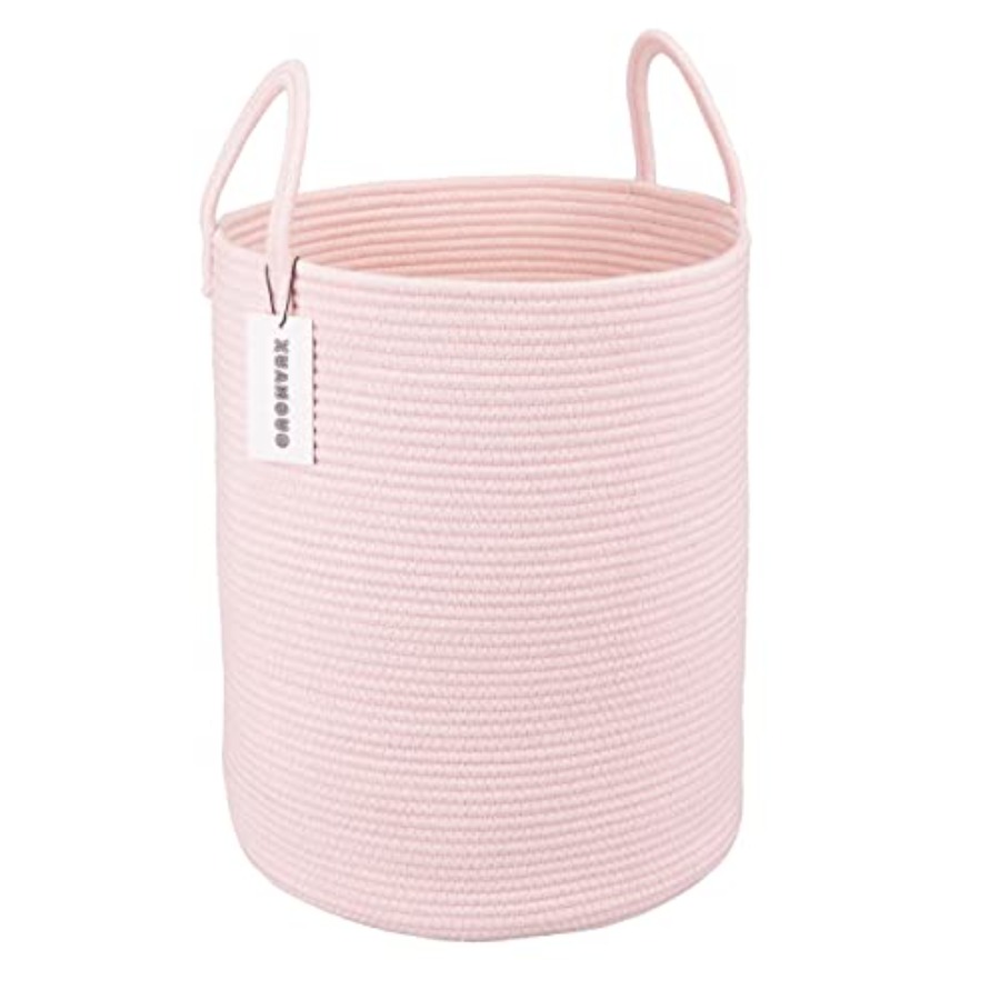 Cotton Rope Laundry Basket Ham – Baby Nursery Laundry Hamper recenzja i cena