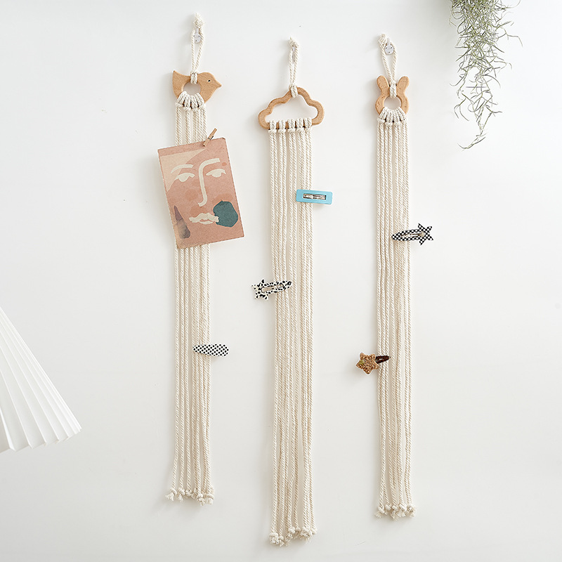 Wooden Hair Clips Holder Baby  – Baby Nursery Girl Room recenzja i cena