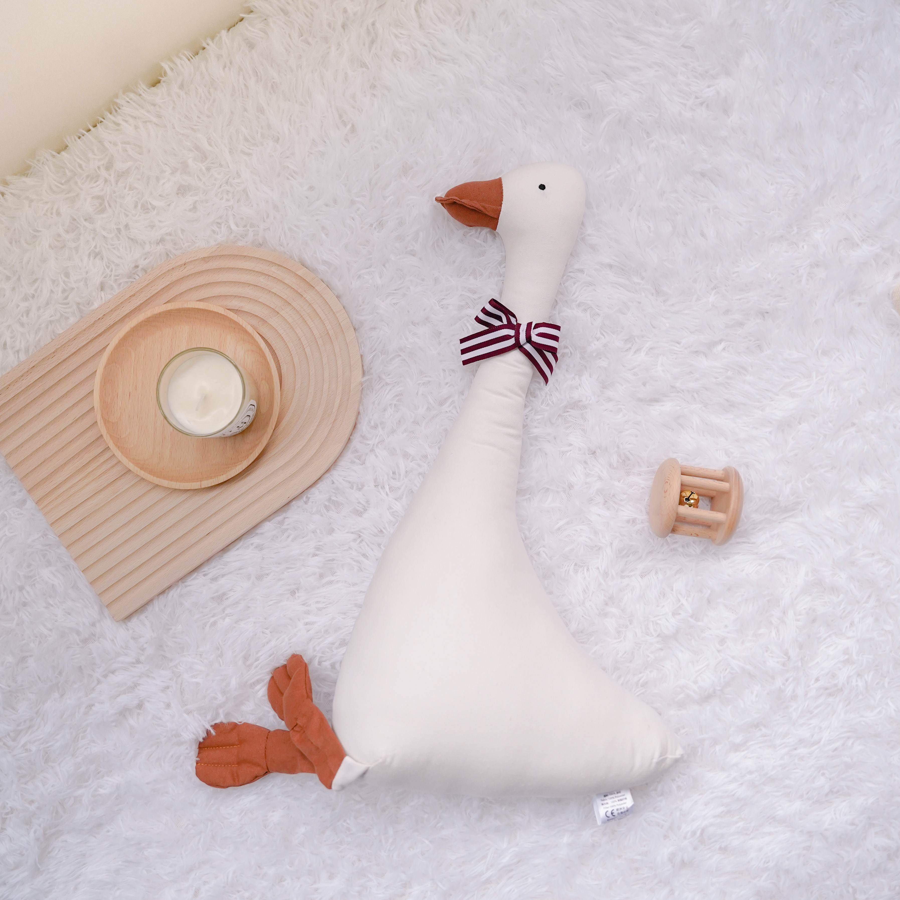 Stylish Cloth Goose Doll - Han – Baby Nursery Games recenzja i cena