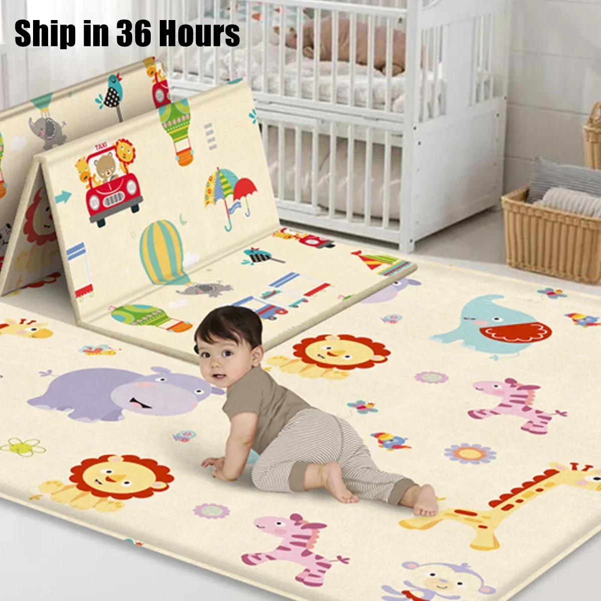 Non-Toxic Foldable Baby Play M – Baby Nursery Games recenzja i cena