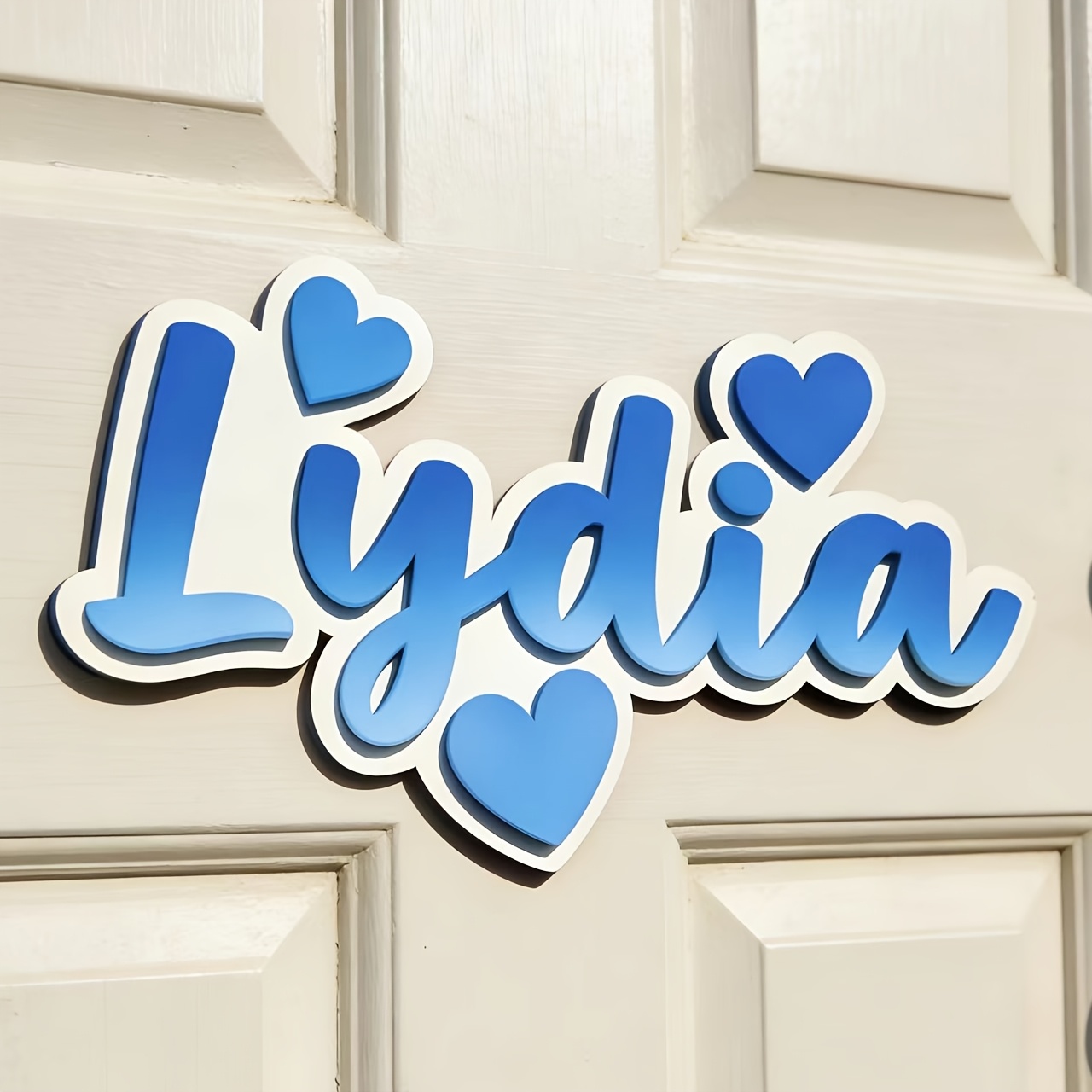 Personalized Gradient Heart Na – Baby Nursery Gifts recenzja i cena