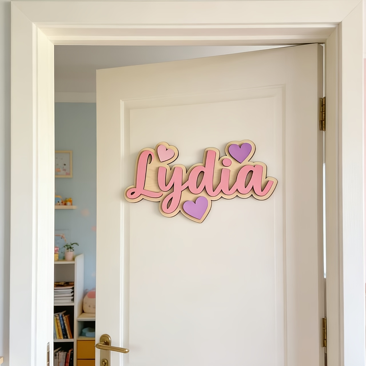 Personalized Gradient Heart Na – Baby Nursery Gifts recenzja i cena