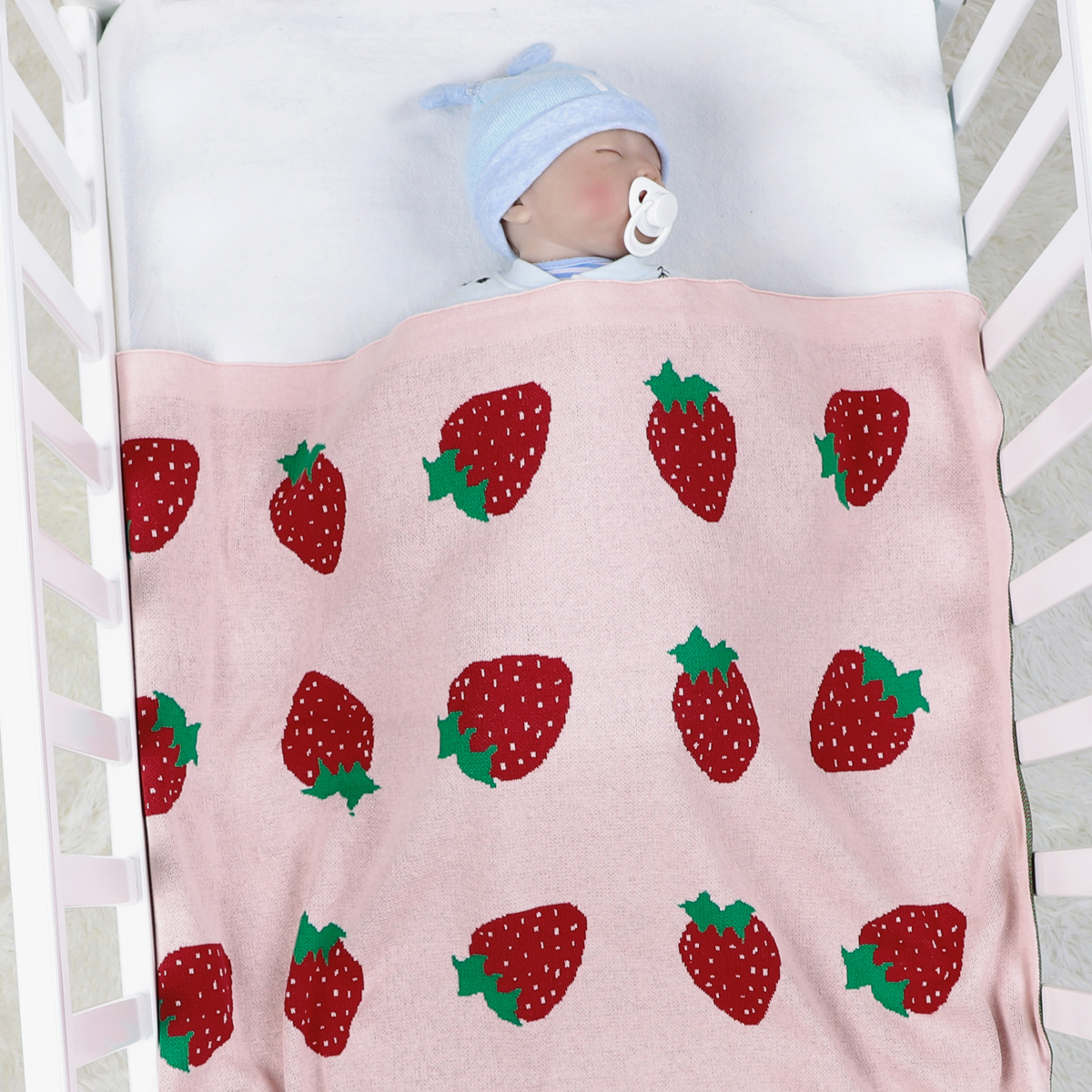 Baby Nursery Blanket 100% Cott – Baby Girl Nursery Quilt recenzja i cena