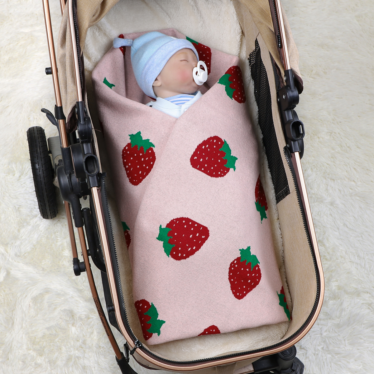 Baby Nursery Blanket 100% Cott – Baby Girl Nursery Quilt recenzja i cena