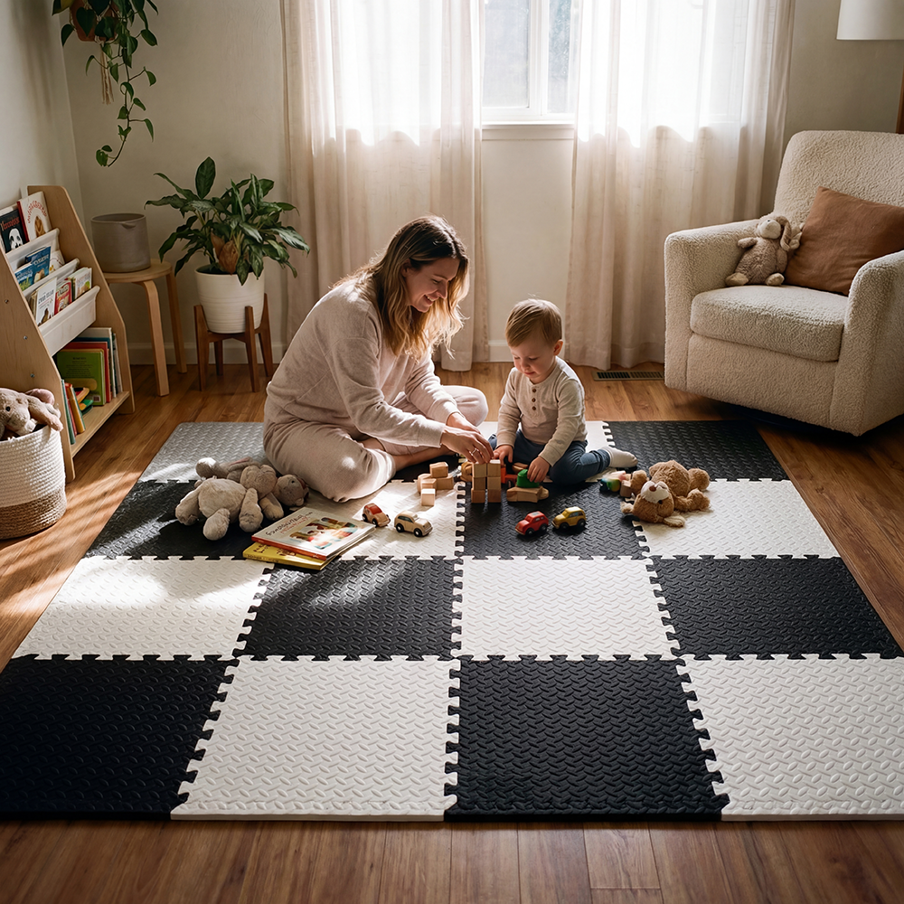 8Pcs/16Pcs 30x30x1cm Baby Puzz – Baby Mattress Waterproof recenzja i cena
