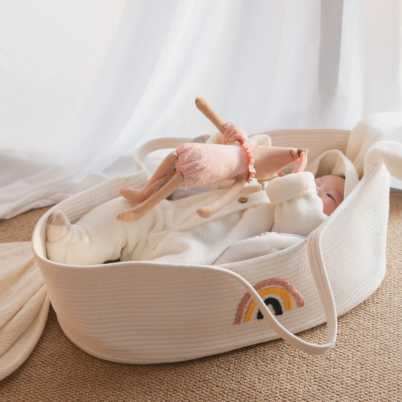Portable Baby Carrying Basket  – Baby Nursery Bed recenzja i cena