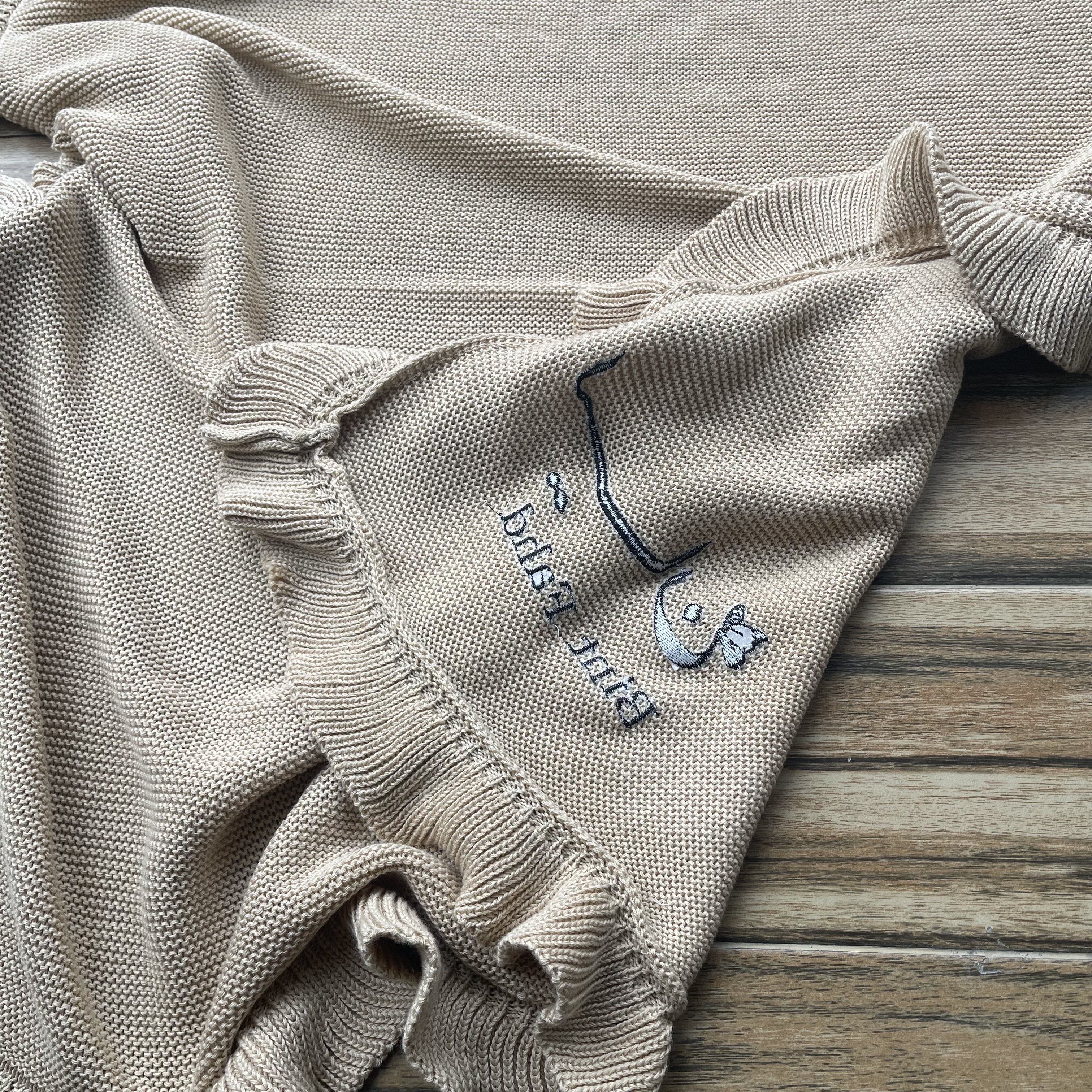 Embroidered Baby Blanket Custo – Baby Nursery In Hospital recenzja i cena