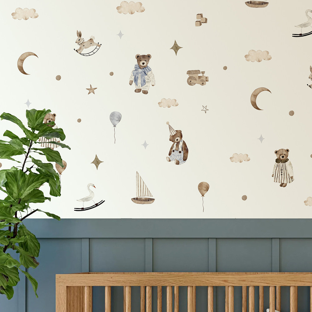 Boho Wall Stickers Vintage Cut – Baby Nursery Vintage recenzja i cena