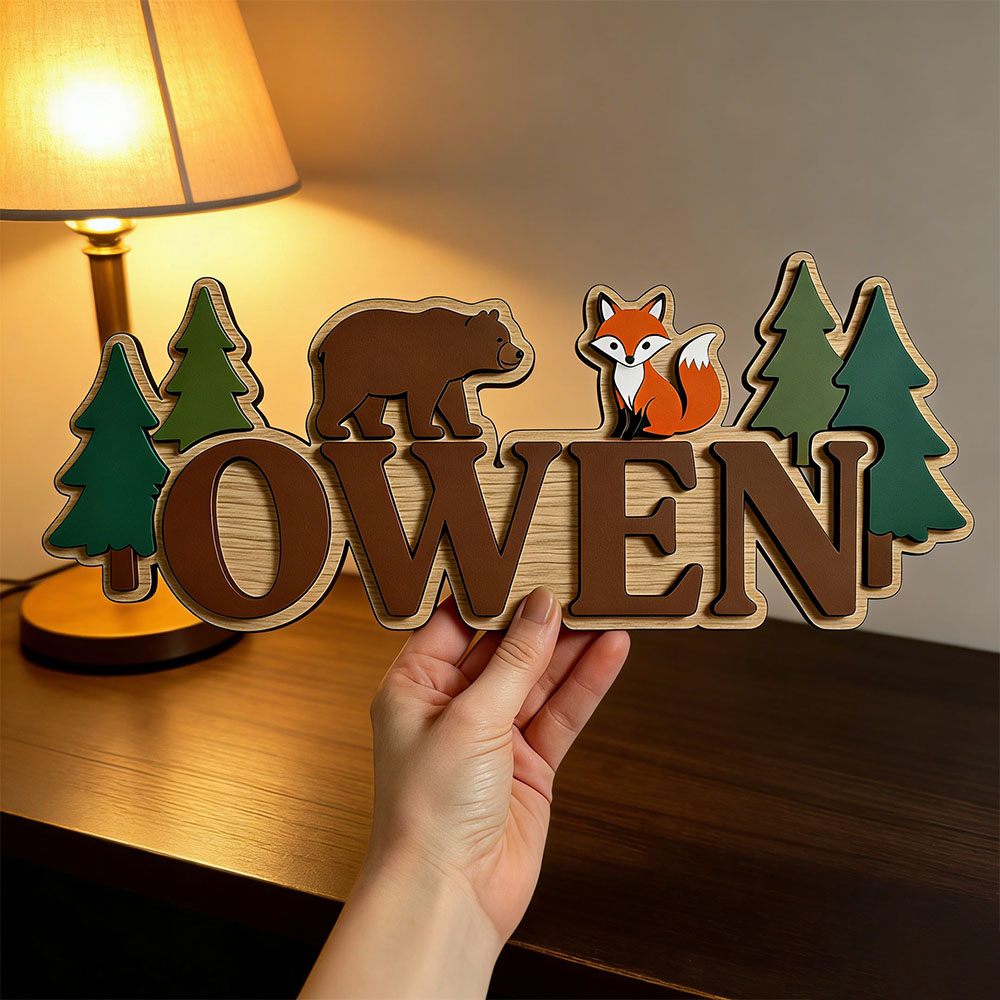 Custom Woodland Forest Bear Fo – Baby Nursery Forest Theme recenzja i cena