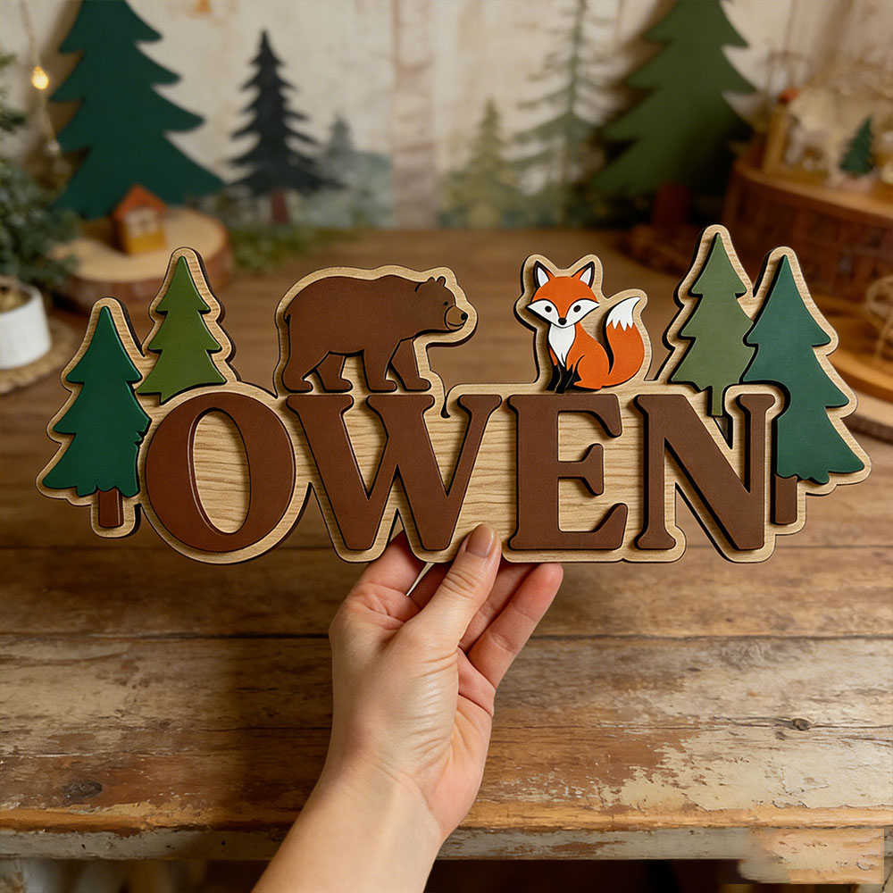Custom Woodland Forest Bear Fo – Baby Nursery Forest Theme recenzja i cena