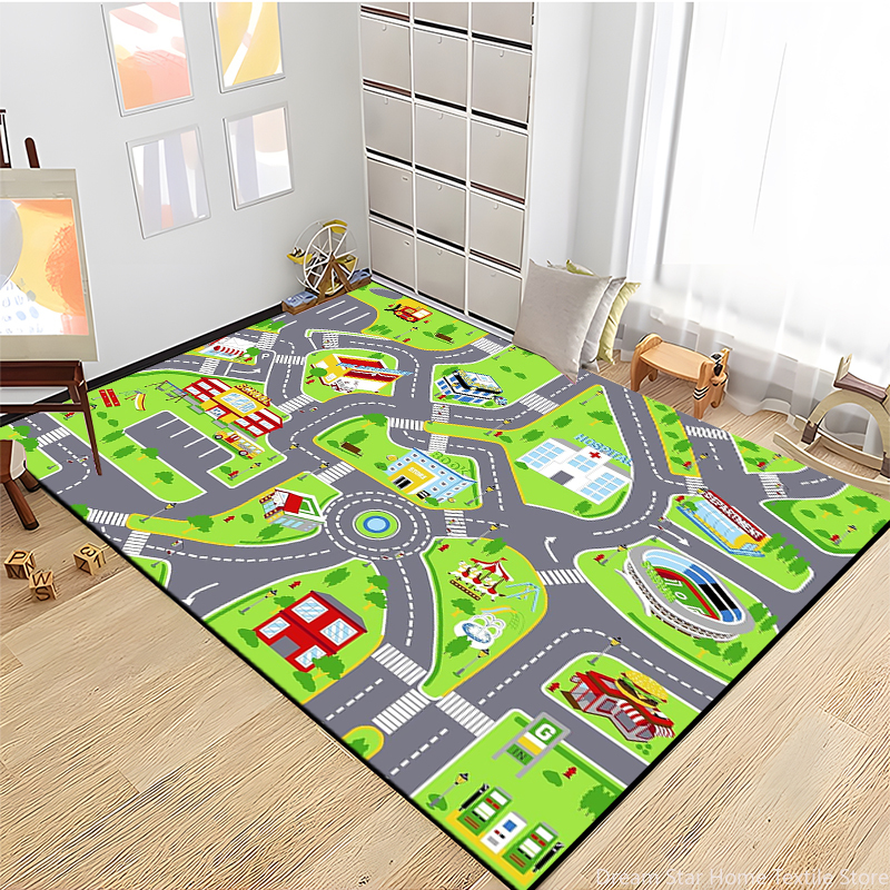 Kids Road Traffic Carpet Carto – Baby Nursery Games recenzja i cena