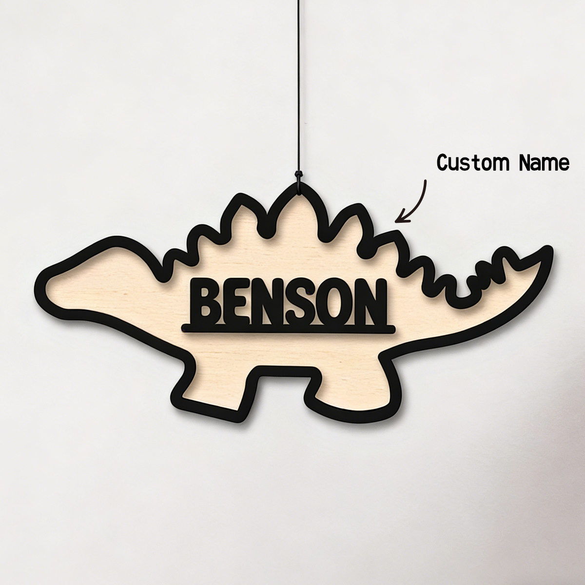 1Pc Cutom Dinosaur Wooden Acry – Baby Nursery Wall recenzja i cena