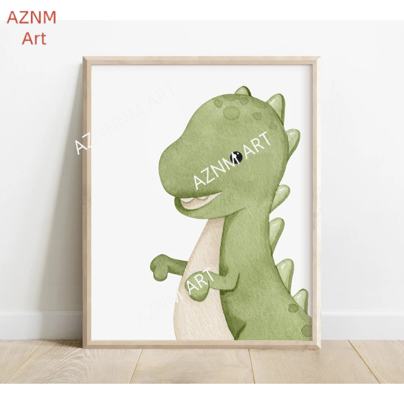 1/3Pcs Dinosaurs prints, neutr – Baby Nursery Neutral recenzja i cena