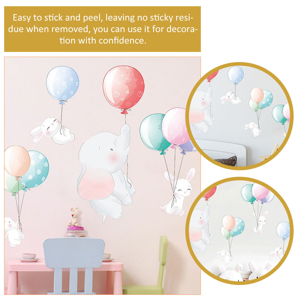 Elephant Wall Decals 30x90cm C – Wall Decal Nursery recenzja i cena
