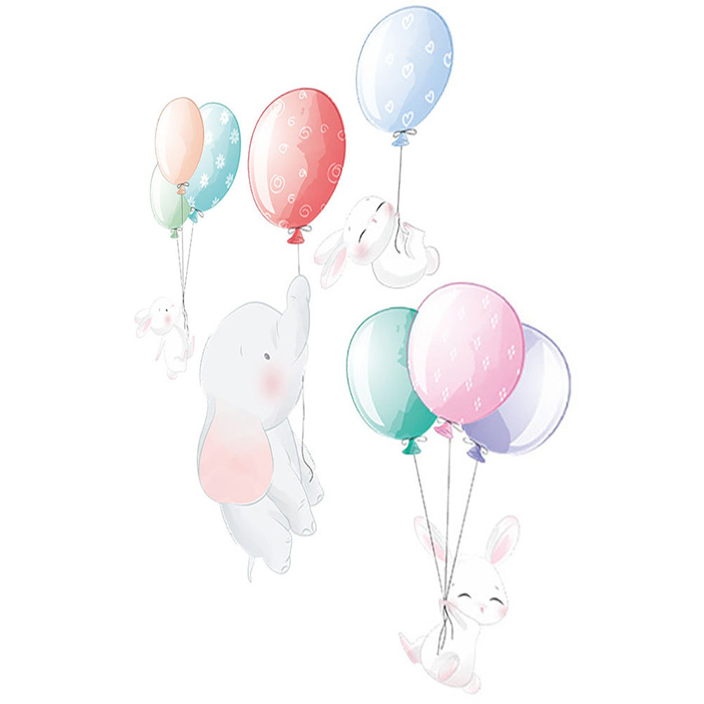 Elephant Wall Decals 30x90cm C – Wall Decal Nursery recenzja i cena