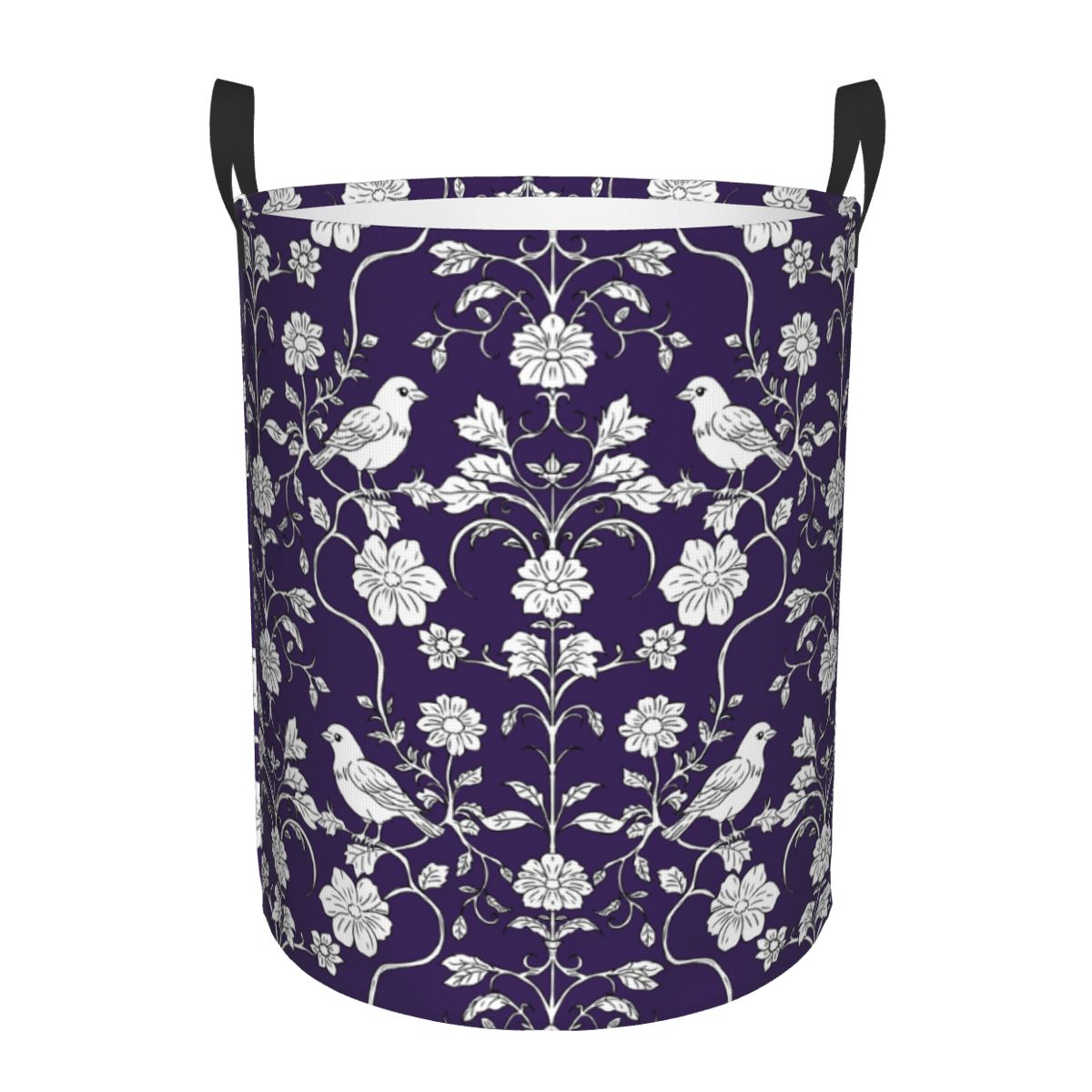 Birds And Flowers Pattern Laun – Baby Nursery Laundry Hamper recenzja i cena