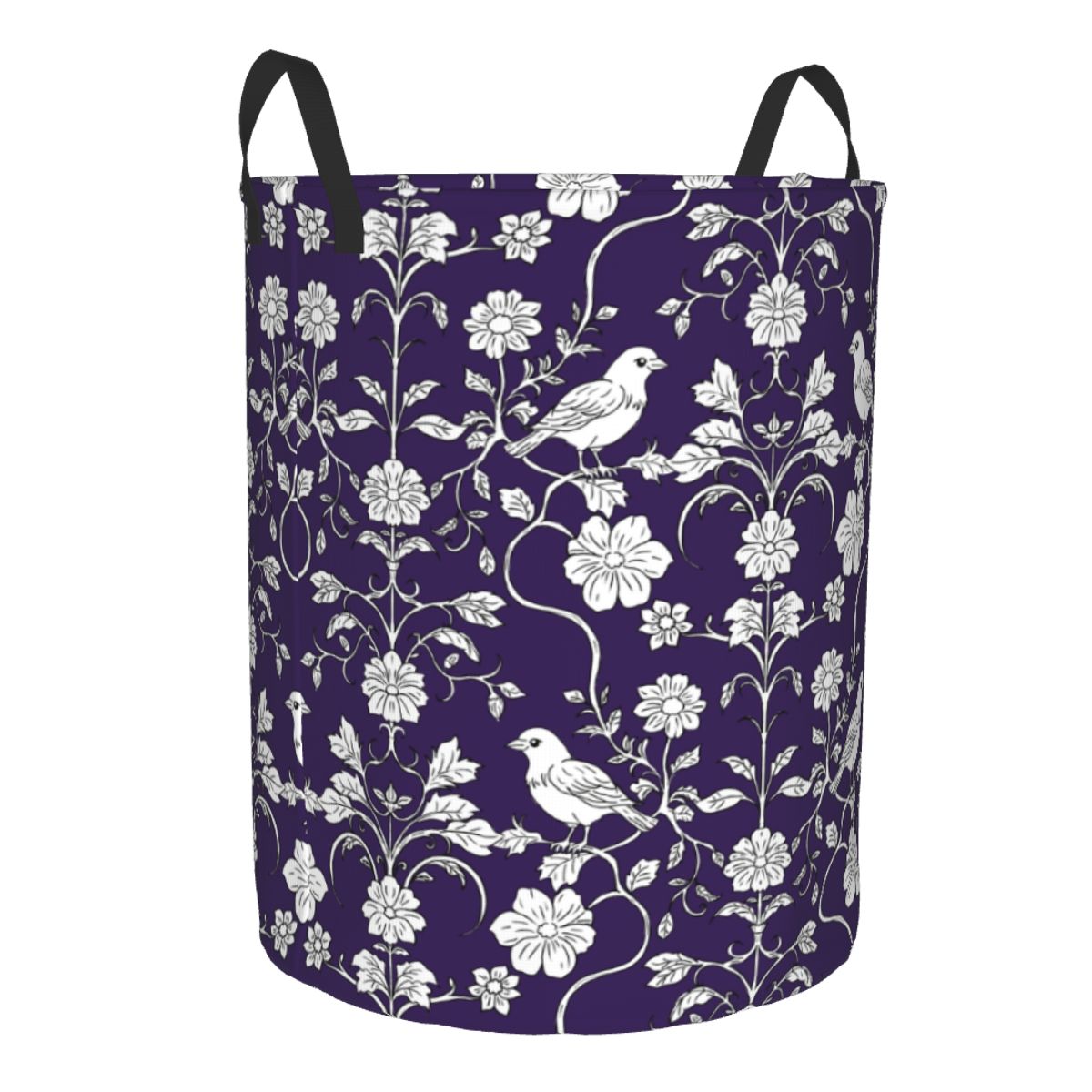 Birds And Flowers Pattern Laun – Baby Nursery Laundry Hamper recenzja i cena
