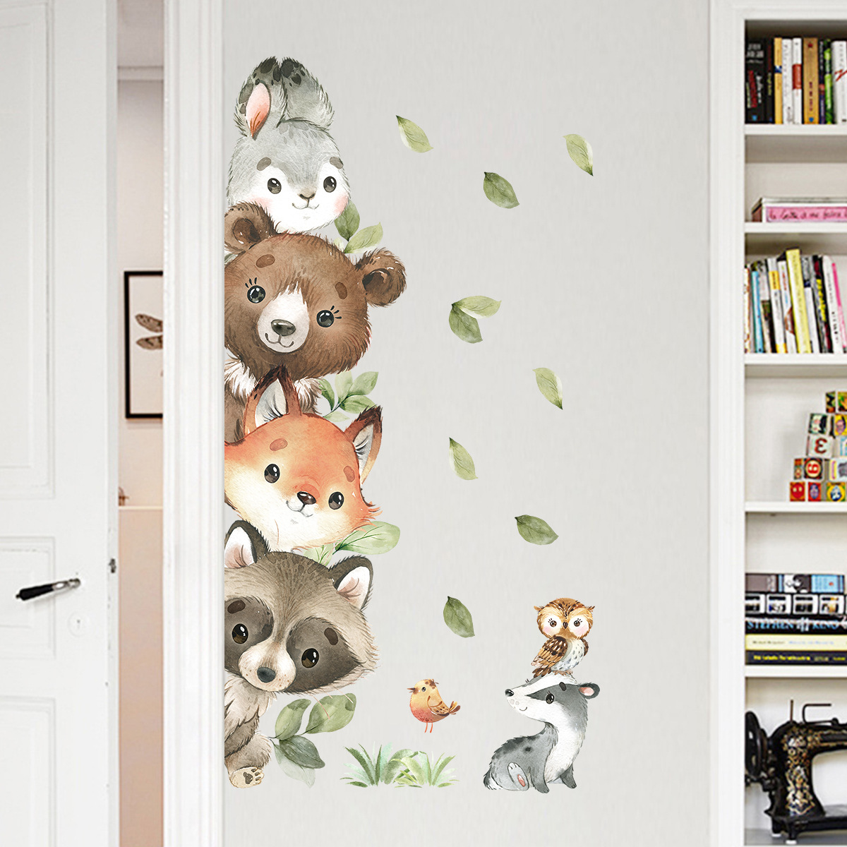 Forest Animals Theme Bear Deer – Baby Nursery Forest Theme recenzja i cena