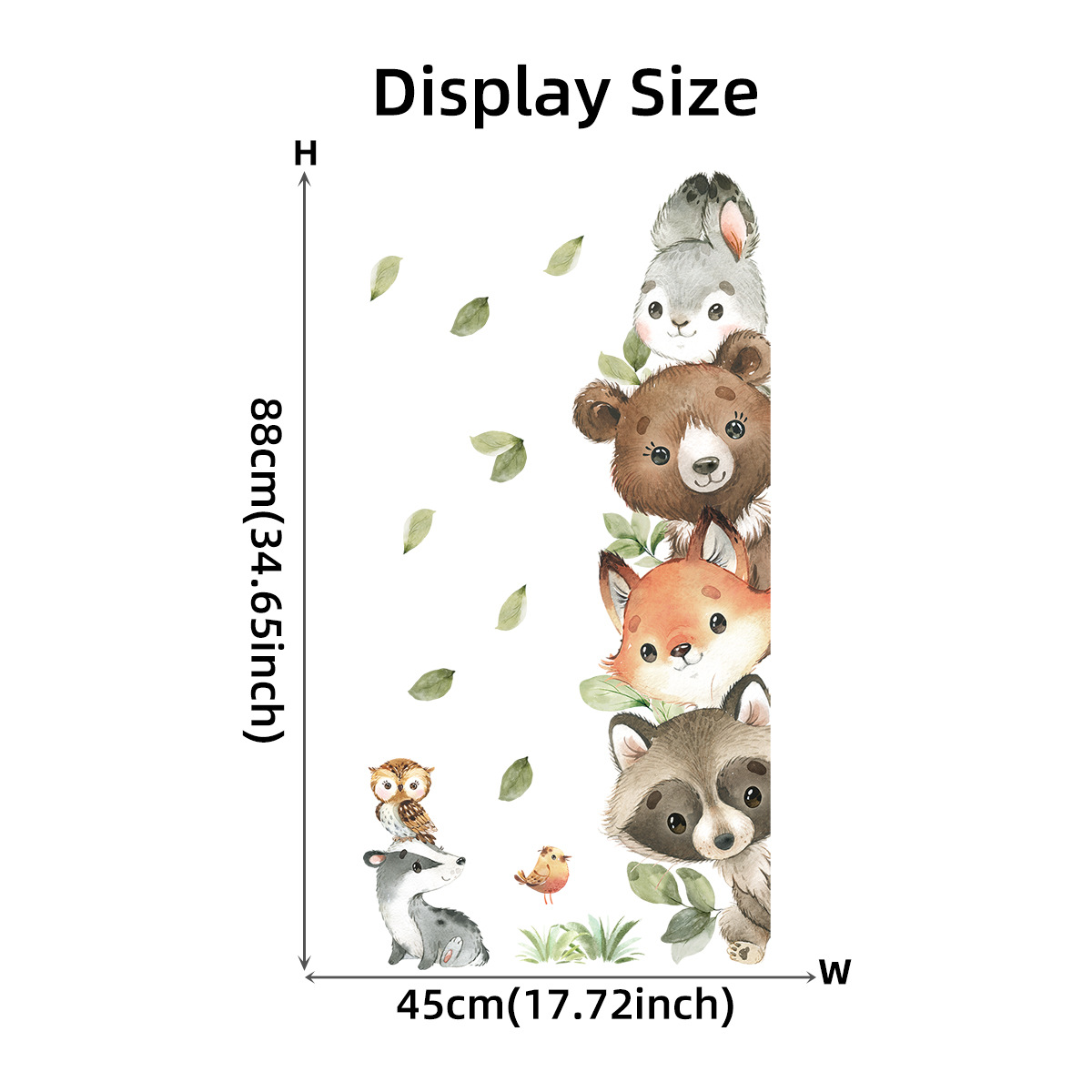Forest Animals Theme Bear Deer – Baby Nursery Forest Theme recenzja i cena