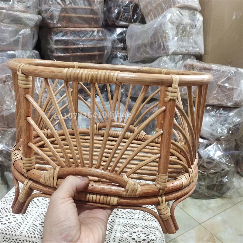 Retro Rattan Basket Chair Newb – Baby Nursery Bed recenzja i cena